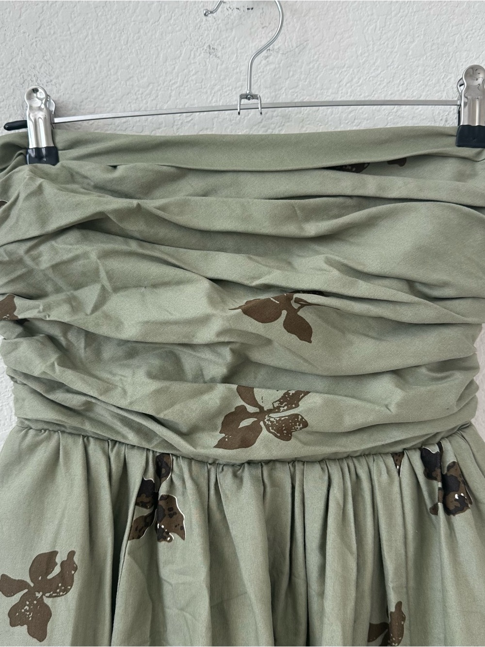 Reformation Kastoria Dress Iris Border Green Maxi SZ US 4 - Picture 9 of 13